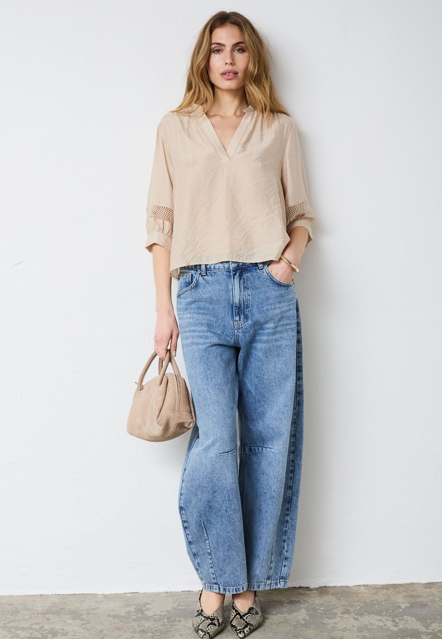 GwendaCC SS Blouse - Mink - Co'couture