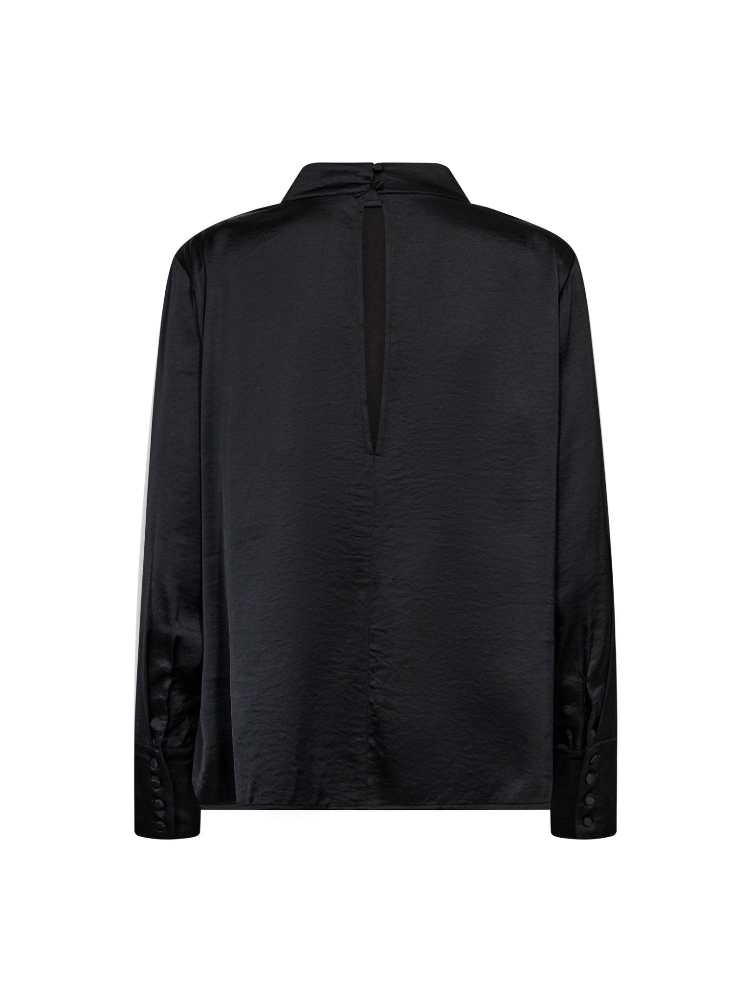 HelenCC Button Blouse - Black - Co'couture