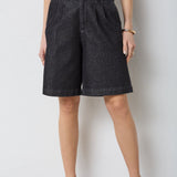 HelimaCC Pleat Shorts - Black - Co'couture