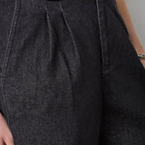 HelimaCC Pleat Shorts - Black - Co'couture