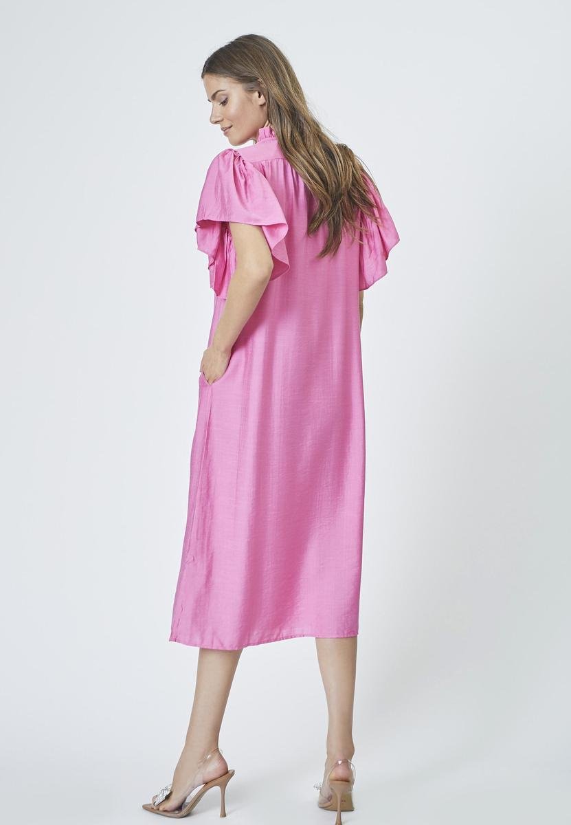 HeraCC SS Frill Dress - Pink - Co'couture