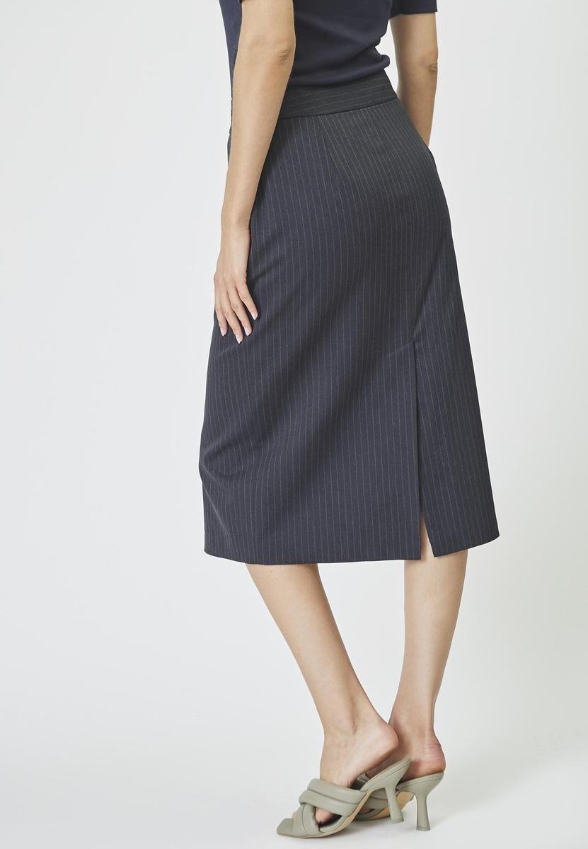 IdaCC Pin Pencil Skirt - Dark Grey - Co'couture