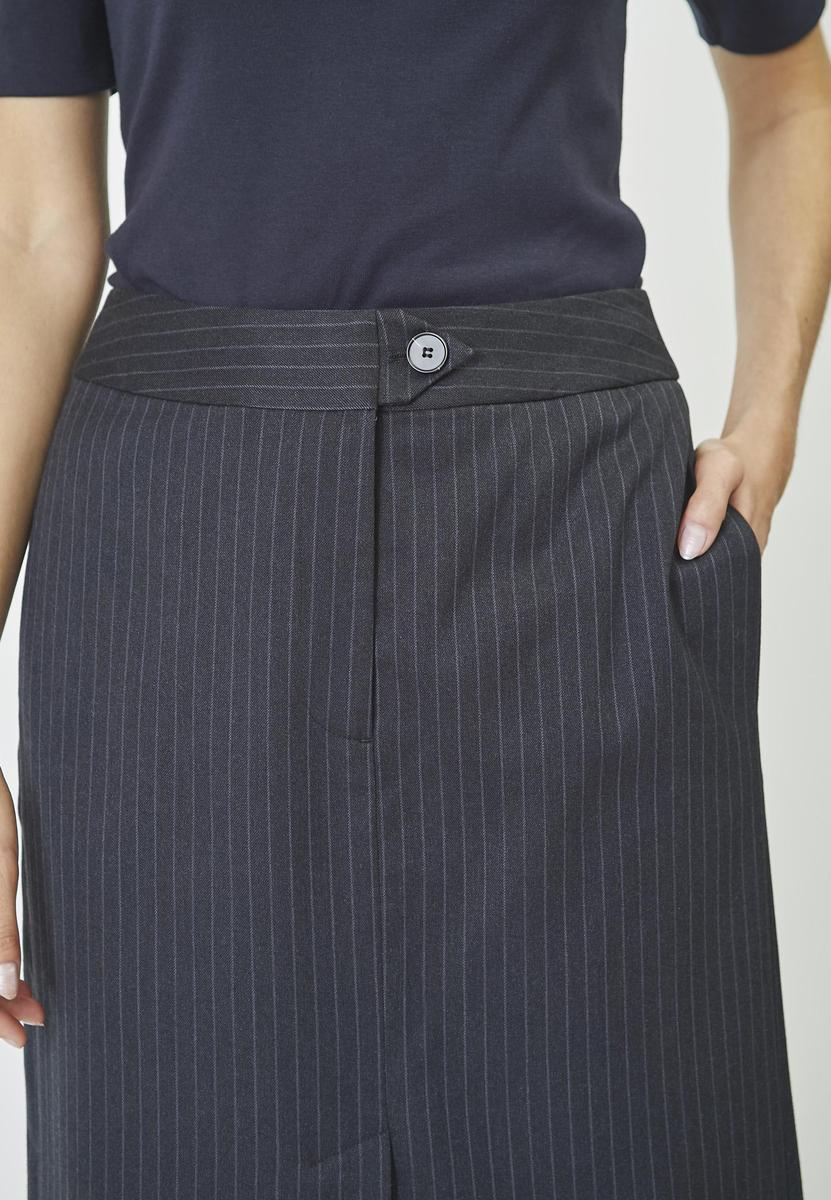 IdaCC Pin Pencil Skirt - Dark Grey - Co'couture