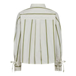 IdieCC Stripe Shirt - Off - White Green - Co'couture