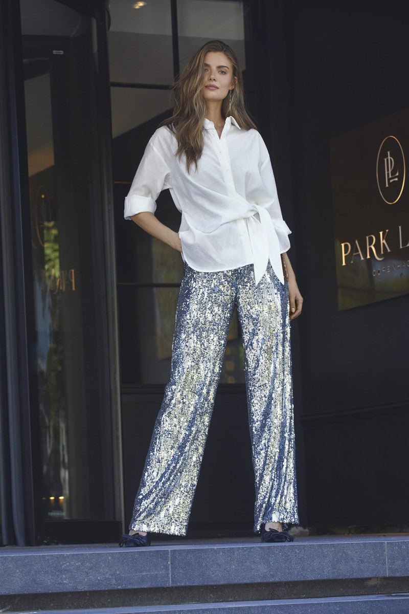 IdinaCC Tie Shirt - Off white - Co'couture