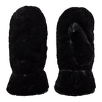 IsabelCC Fur Mitten - Black - Co'couture