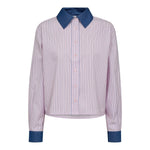 KarinaCC Stripe Mix Shirt - Candyfloss - Co'couture