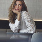 KawaCC Embroidery Shirt - White - Co'couture