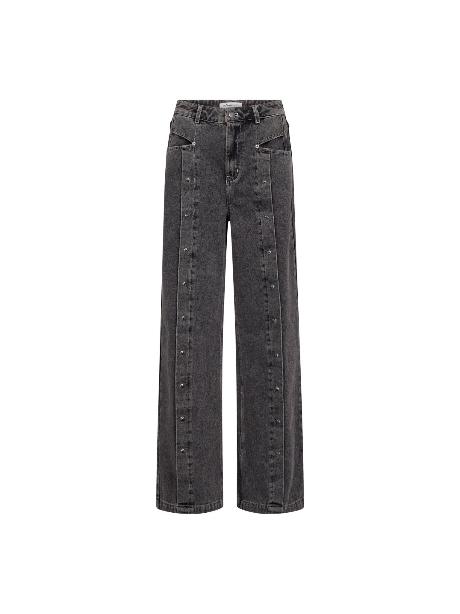 KellanCC Button Jeans - Mid Grey - Co'couture