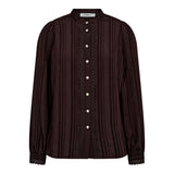 KesiCC Lace Shirt - Dark Brown - Co'couture