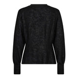 KylieCC Fitted Blouse - Black - Co'couture