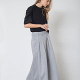 LanceCC Pleat Skirt - Grey Melange - Co'couture