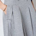 LanceCC Pleat Skirt - Grey Melange - Co'couture