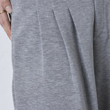 LanceCC Pleat Sweatpant - Grey Melange - Co'couture