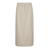 LeenaCC Linen Floor Skirt - Bone - Co'couture