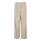 LeenaCC Linen Pleat LL Pant - Bone - Co'couture