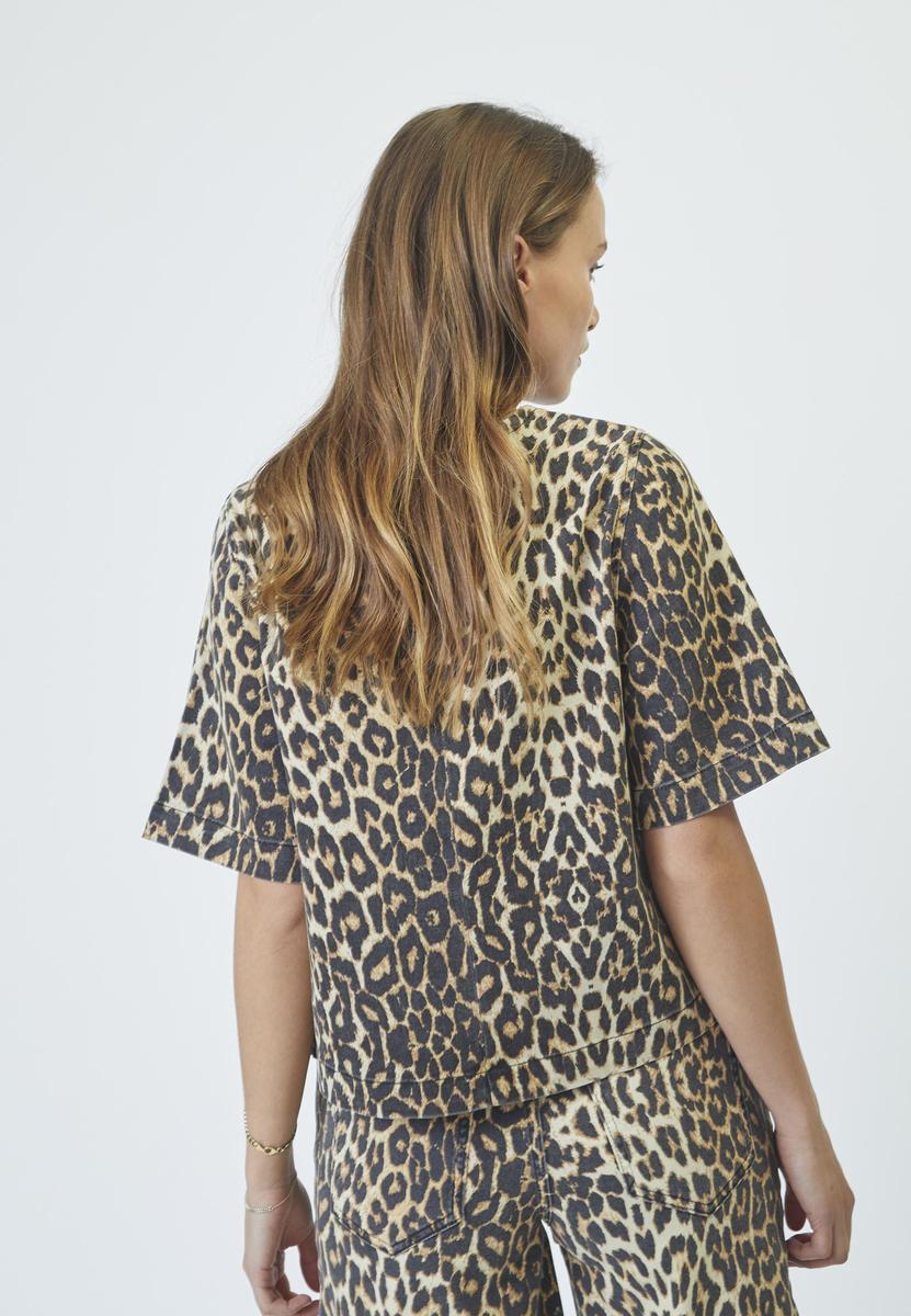 LeoCC Denim Blouse - Khaki - Co'couture