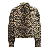 LeoCC Denim Crop Shirt - Khaki - Co'couture