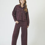 LeoCC Wide Pant - Winered - Co'couture