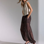 LetiCC Balloon Pant - Dark Brown - Co'couture