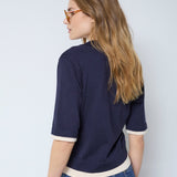 LueCC Crop Cardigan - Navy - Co'couture