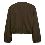 LunaCC Balloon Zip Jacket - Military Olive - Co'couture