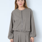 LunaCC Balloon Zip Jacket - Walnut - Co'couture