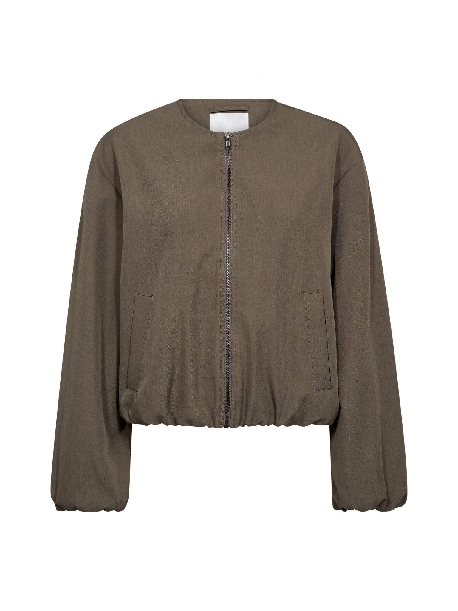 LunaCC Balloon Zip Jacket - Walnut - Co'couture