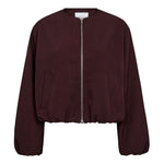 LunaCC Balloon Zip Jacket - Winered - Co'couture