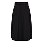 LunaCC Belt Midi Pleat Skirt - Black - Co'couture