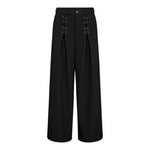 LunaCC Eyelet Wide Pant - Black - Co'couture