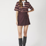 LunaCC Pocket Skirt - Winered - Co'couture
