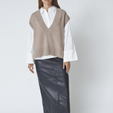 MajaCC V - Knit Vest - Latté - Co'couture