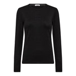 MannyCC Lurex Emb L/S Tee - Black - Co'couture