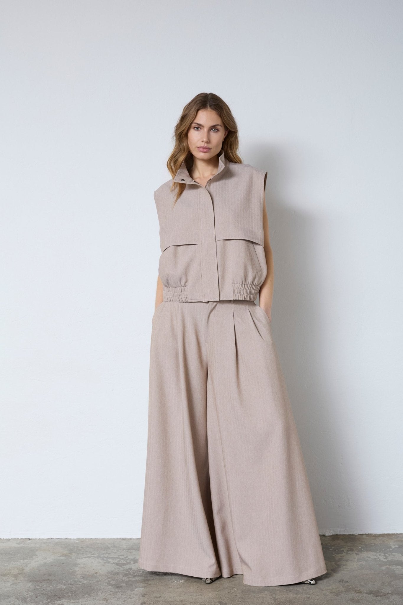 MarloCC Vest - Sand - Co'couture