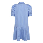 MicaCC Stripe SS Shirt Dress - Pale Blue - Co'couture