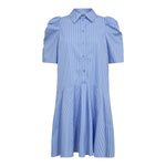 MicaCC Stripe SS Shirt Dress - Pale Blue - Co'couture