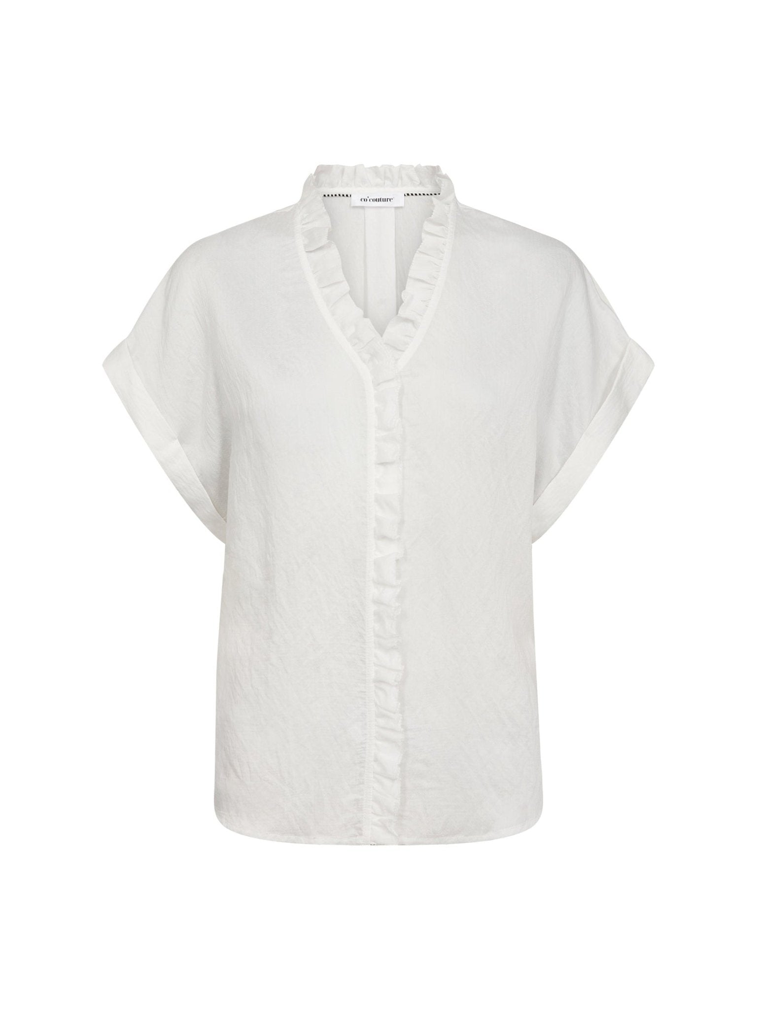 MollyCC Frill Top - Off white - Co'couture