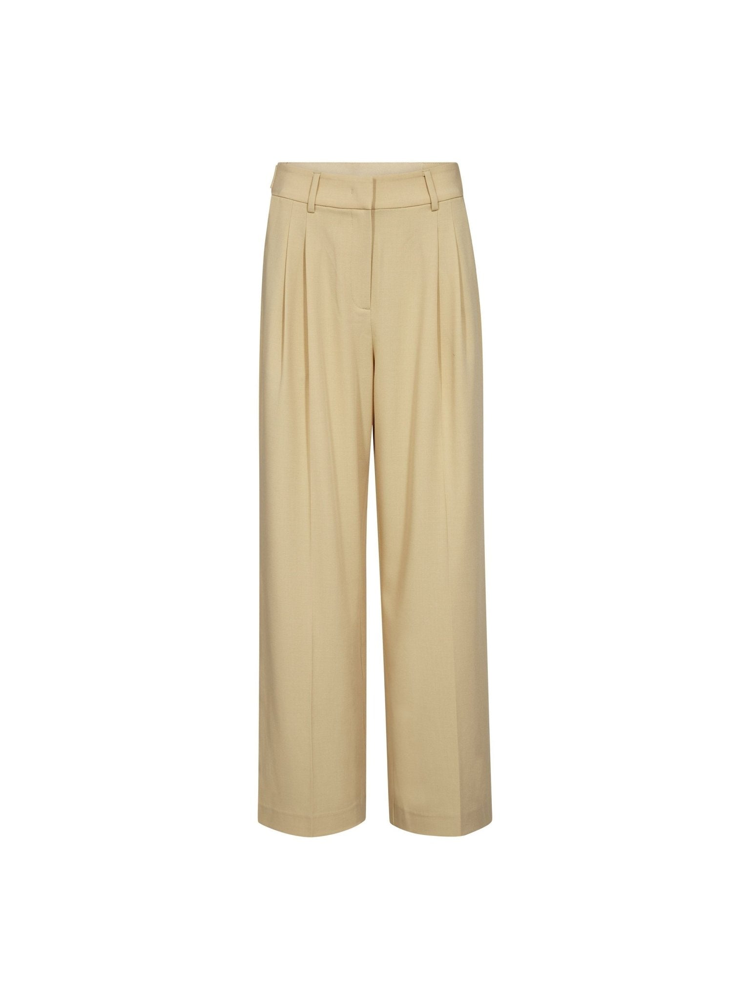 NilanCC Pleat Pant - PaleYellow - Co'couture