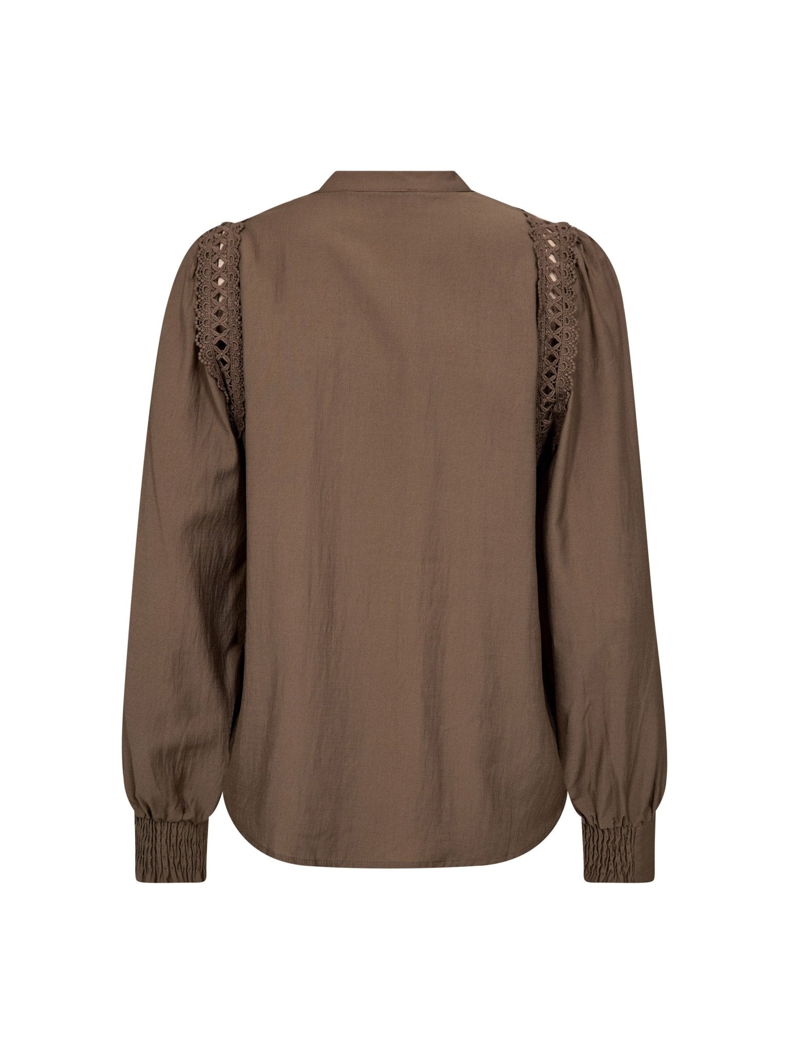 NotisCC Lace V - Shirt - Walnut - Co'couture