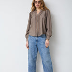 NotisCC Lace V - Shirt - Walnut - Co'couture