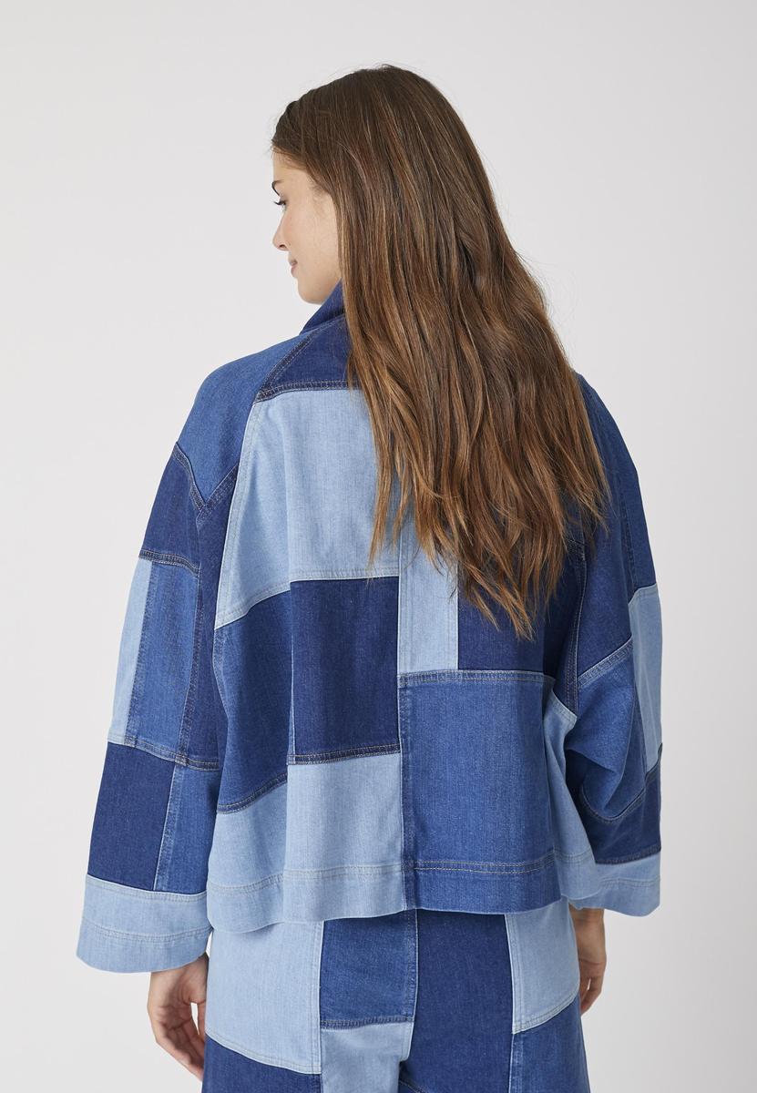 PatchCC Denim Box Jacket - Denim blue - Co'couture