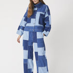 PatchCC Denim Box Jacket - Denim blue - Co'couture