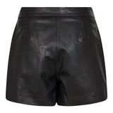 PhoebeCC Leather Wrap Skort - Black - Co'couture