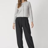 PointelleCC New Cardigan - Pale Grey - Co'couture