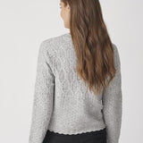 PointelleCC New Cardigan - Pale Grey - Co'couture