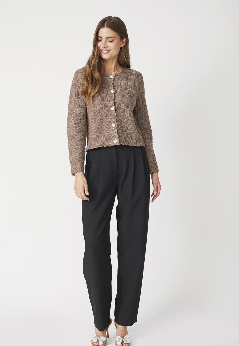 PointelleCC New Cardigan - Walnut - Co'couture