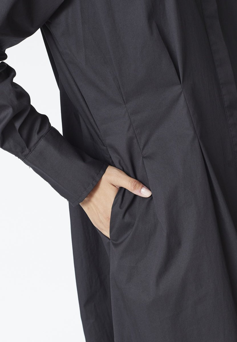 PoppyCC Shirt Long Dress - Black - Co'couture