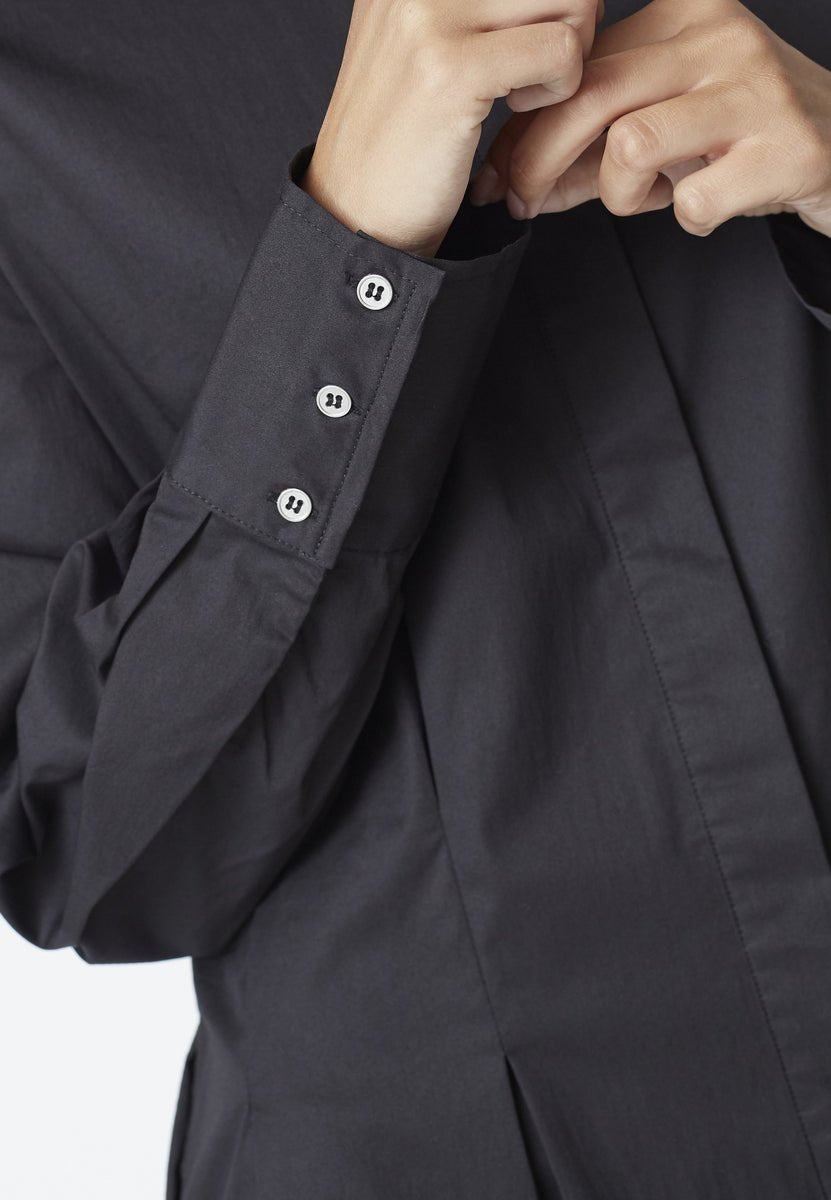 PoppyCC Shirt Long Dress - Black - Co'couture