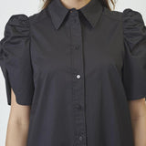 PoppyCC SS Shirt Dress - Black - Co'couture